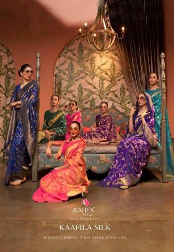 Kaafila Silk By Rajtex Weaving Silk Wedding Saree Collection